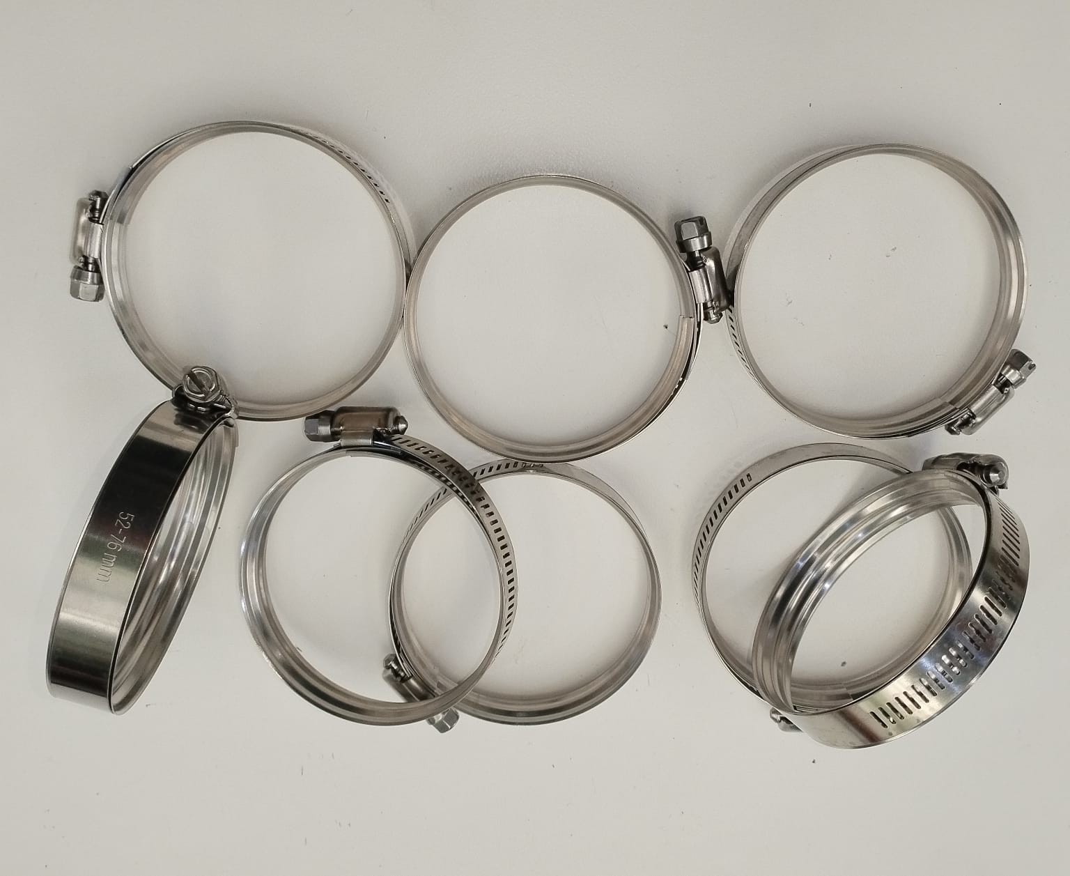 MS21-6589 Hose Clamp W-foot 65-89mm SS403
